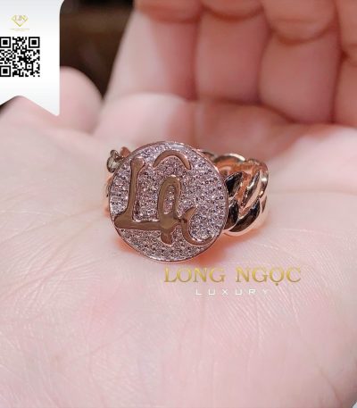 Nhẫn Chữ Kim Cương N141564 Dương Trần Daimond