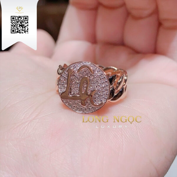 Nhẫn Chữ Kim Cương N141564 Dương Trần Daimond