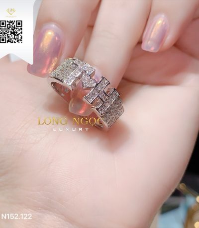 Nhẫn Chữ Kim Cương N152122 Dương Trần Daimond