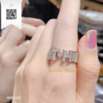 Nhẫn Chữ Kim Cương N152122 Kim Cương Giá Tốt