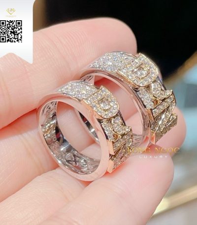 Nhẫn Chữ Kim Cương N15296 Dương Trần Daimond