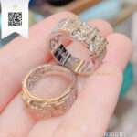 Nhẫn Chữ Kim Cương N15296 Kim Cương Giá Tốt