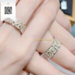 Nhẫn Chữ Kim Cương N15296 Trần Dương Daimond Long Ngọc Luxury