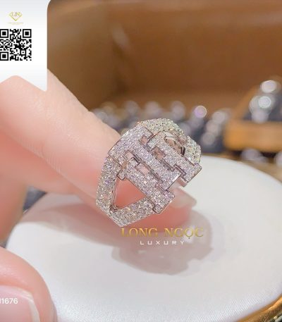 Nhẫn Chữ Kim Cương N1676 Dương Trần Daimond