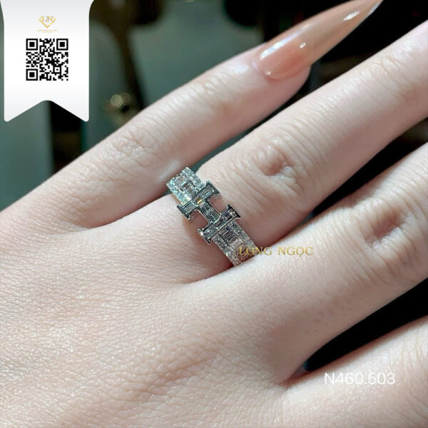 Nhẫn Chữ Kim Cương N460503 Dương Trần Daimond