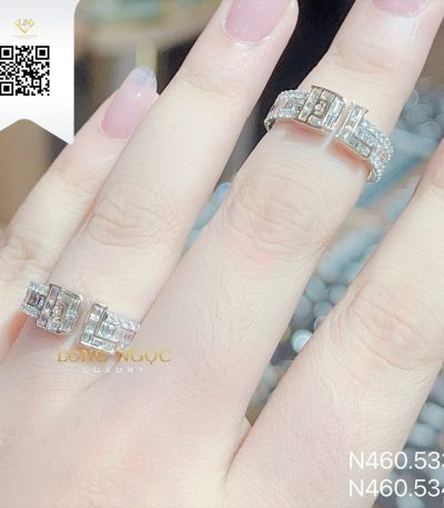 Nhẫn Chữ Kim Cương N460533 Dương Trần Daimond