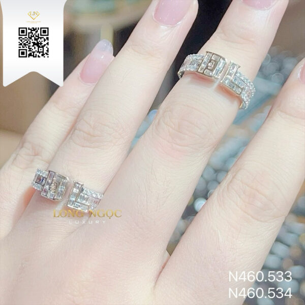 Nhẫn Chữ Kim Cương N460533 Dương Trần Daimond