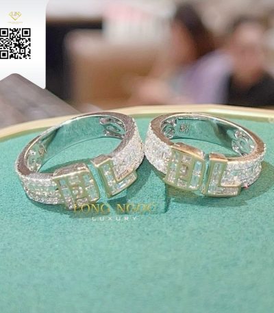 Nhẫn Chữ Kim Cương N460533 Kim Cương Giá Tốt