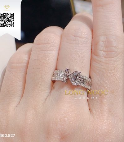 Nhẫn Chữ Kim Cương N460827 Dương Trần Daimond