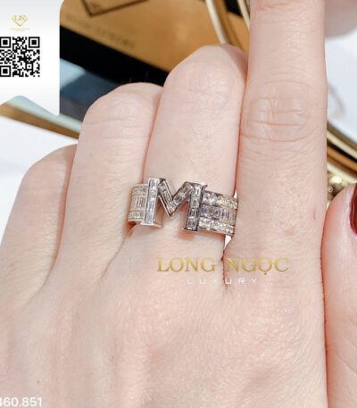 Nhẫn Chữ Kim Cương N460851 Dương Trần Daimond