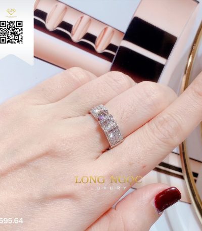 Nhẫn Chữ Kim Cương N59564 Kim Cương Giá Tốt