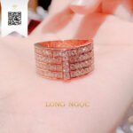Nhẫn Chữ Kim Cương N70119 Trần Dương Daimond Long Ngọc Luxury