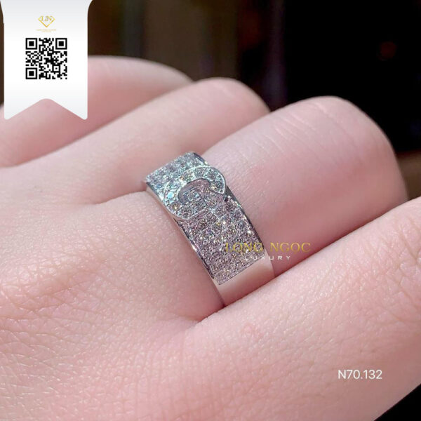 Nhẫn Chữ Kim Cương N70132 Dương Trần Daimond