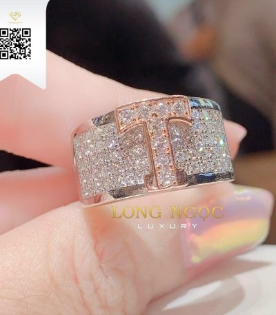 Nhẫn Chữ Kim Cương N7079 Dương Trần Daimond
