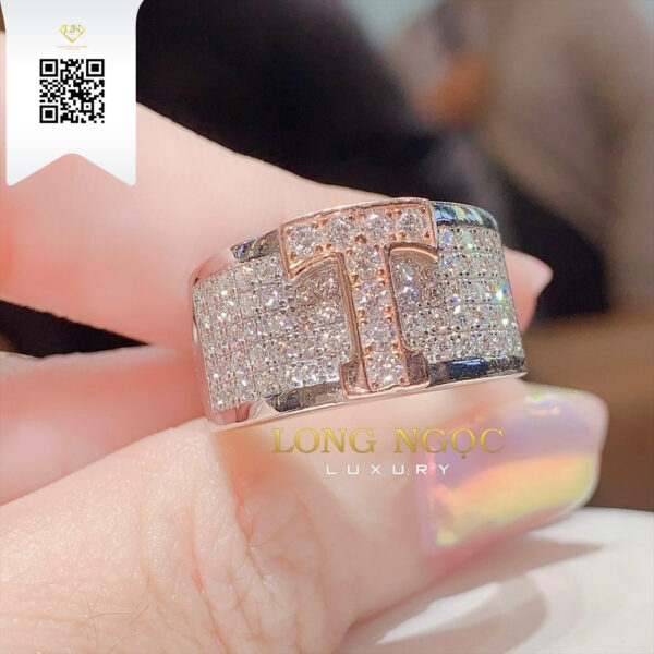 Nhẫn Chữ Kim Cương N7079 Dương Trần Daimond