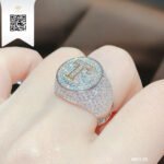 Nhẫn Chữ Kim Cương N81126 Kim Cương Giá Tốt