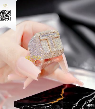 Nhẫn Chữ Kim Cương N8119 Dương Trần Daimond
