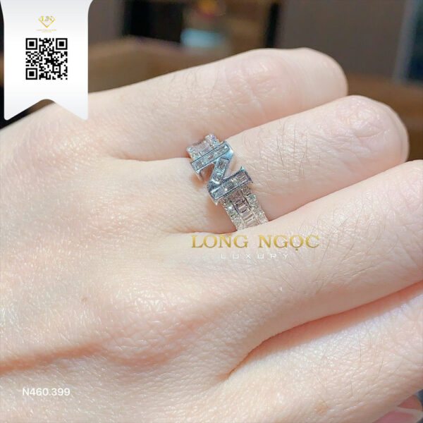 Nhẫn Chữ N Kim Cương N460399 Dương Trần Daimond