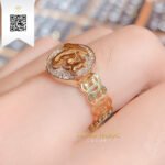 Nhẫn Chữ Tài Kim Cương N141517 Long Ngọc luxury