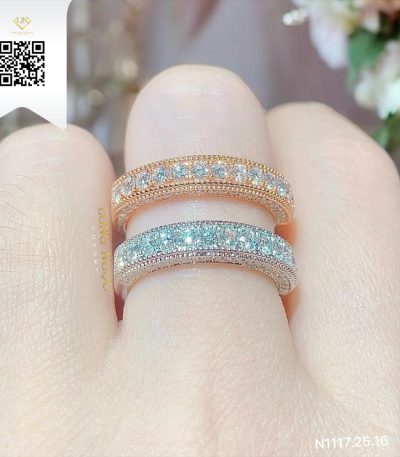 Nhẫn Kết Kim Cương N111725 Kim Cương Giá Tốt