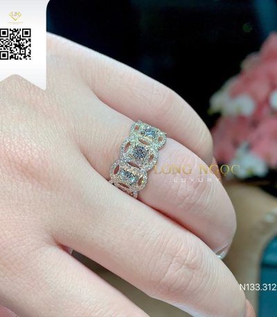 Nhẫn Kết Kim Cương N133312 Kim Cương Giá Tốt