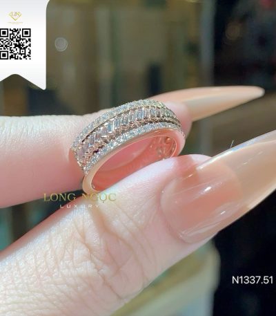 Nhẫn Kết Kim Cương N133751 Kim Cương Giá Tốt