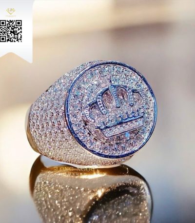 Nhẫn Kết Kim Cương N1493 Kim Cương Giá Tốt