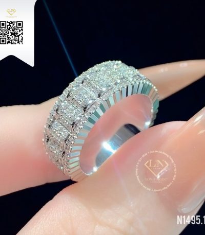 Nhẫn Kết Kim Cương N14951 Kim Cương Giá Tốt