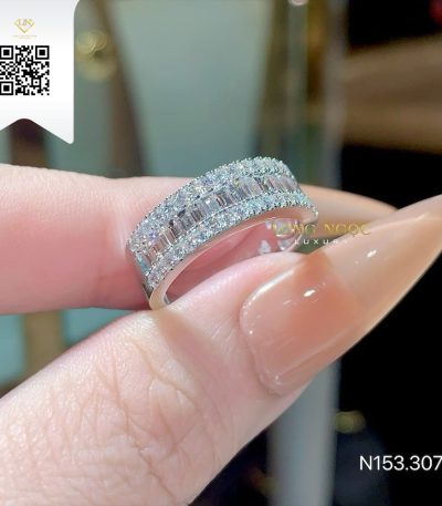Nhẫn Kết Kim Cương N153307 Kim Cương Giá Tốt