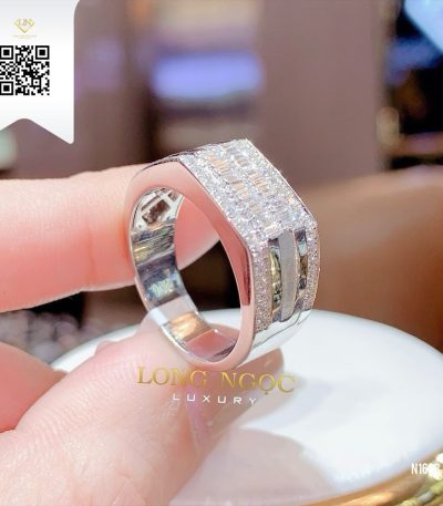 Nhẫn Kết Kim Cương N16631 Kim Cương Giá Tốt