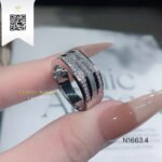 Nhẫn Kết Kim Cương N16634 Kim Cương Giá Tốt