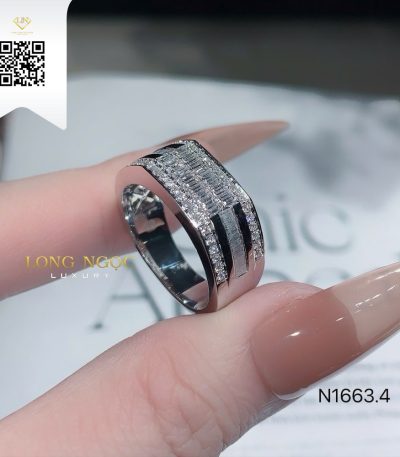 Nhẫn Kết Kim Cương N16634 Kim Cương Giá Tốt