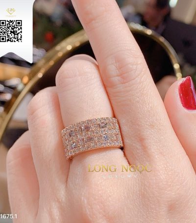 Nhẫn Kết Kim Cương N16751 Kim Cương Giá Tốt