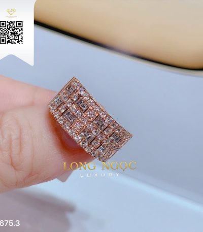 Nhẫn Kết Kim Cương N16753 Kim Cương Giá Tốt
