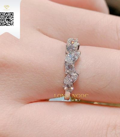 Nhẫn Kết Kim Cương N1682 Kim Cương Giá Tốt