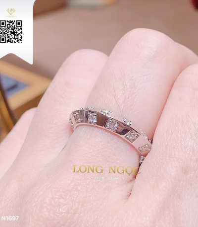 Nhẫn Kết Kim Cương N1697 Kim Cương Giá Tốt