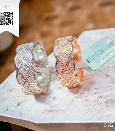 Nhẫn Kết Kim Cương N1722 Kim Cương Giá Tốt