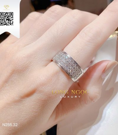 Nhẫn Kết Kim Cương N25532 Kim Cương Giá Tốt