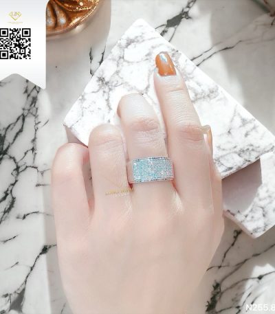 Nhẫn Kết Kim Cương N25583 Kim Cương Giá Tốt