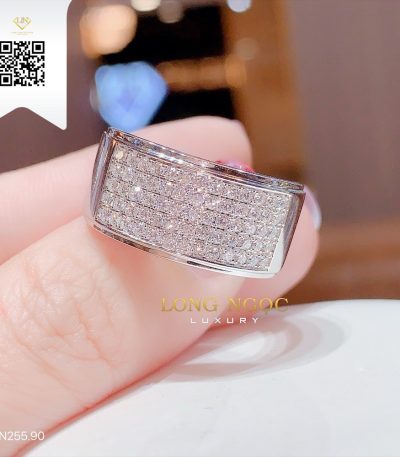 Nhẫn Kết Kim Cương N25590 Kim Cương Giá Tốt