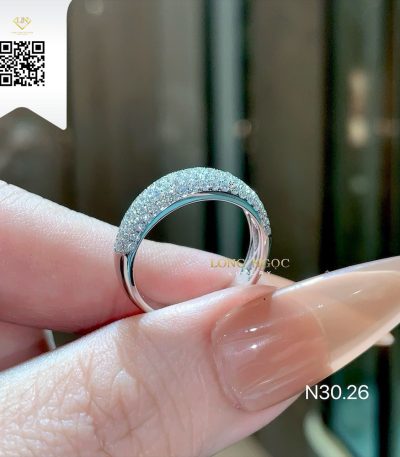 Nhẫn Kết Kim Cương N3026 Kim Cương Giá Tốt