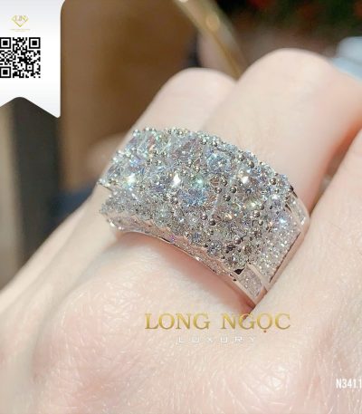 Nhẫn Kết Kim Cương N34111 Kim Cương Giá Tốt