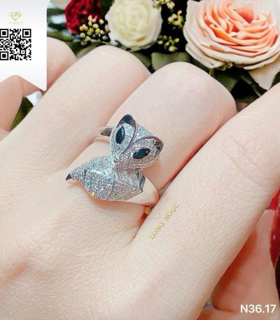 Nhẫn Kết Kim Cương N3617 Kim Cương Giá Tốt