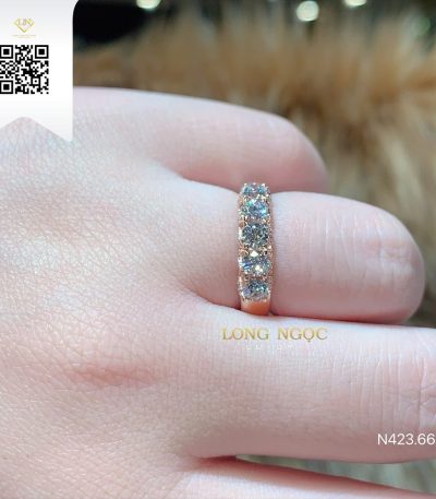 Nhẫn Kết Kim Cương N42366 Kim Cương Giá Tốt
