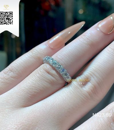 Nhẫn Kết Kim Cương N42369 Kim Cương Giá Tốt
