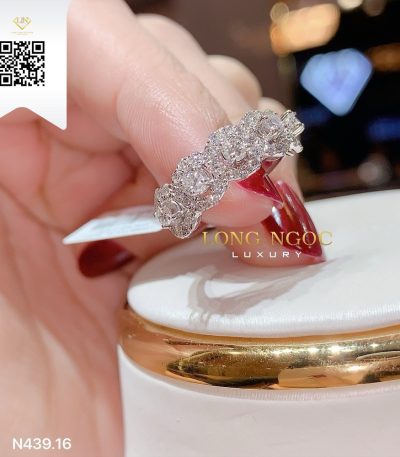 Nhẫn Kết Kim Cương N43926 Kim Cương Giá Tốt