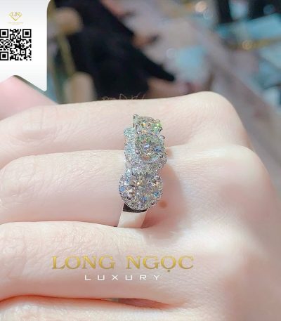 Nhẫn Kết Kim Cương N43954 Kim Cương Giá Tốt