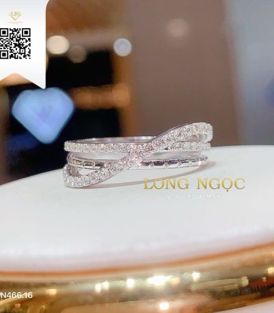 Nhẫn Kết Kim Cương N46616 Kim Cương Giá Tốt