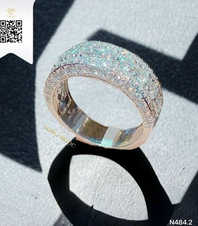 Nhẫn Kết Kim Cương N4842 Kim Cương Giá Tốt