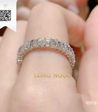 Nhẫn Kết Kim Cương N55530 Kim Cương Giá Tốt